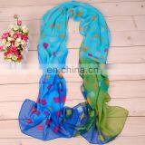 Wholesale Newly Fancy Lady's Chiffon Scarf Made in China thumbnail-3
