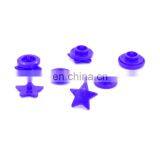 Blue Star Custom Color Eco-friendly Fashion Little Children Plastic Prong Snap Button for Star Shaped Buttons thumbnail-2