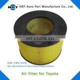 Wholesale car air filter element for Toyota C22212 17801-61030 17801-60020