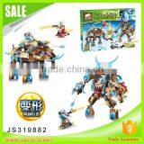 2016 New Design JSTOYS Plastic Blocks Toys 2 in 1