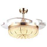 European-style Living Room Fan Lights Restaurant Fashion Crystal LED Ceiling Light thumbnail-1
