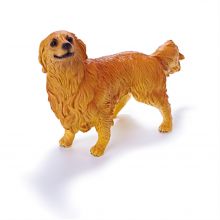 Realistic Solid Resin Plastic Home Pet Series Animal Figure Golden Retriever Puppy Dog Model Gift