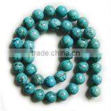 Wholesale 10MM Round Turquoise Stone Beads thumbnail-1