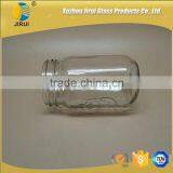 400ml Round Shape Ice Cold Clear Glass Mason Jar Without Handle thumbnail-4