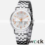 Classic Cheap Brand Stainless Steel Wrist Watch for Man thumbnail-1