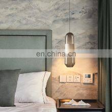 Modern LED Office Pendant Light Clear Glass Nordic Indoor Bedroom Bedside Decor Home Hotel Chandelier thumbnail-5