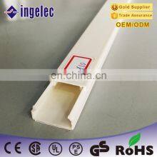 2M 76X16mm White PVC Good Insulation The Round Type Solid Wring Duct, 0.75mm/1.3mm/1.5mm/2.4mmthickness Cable Trunking thumbnail-4