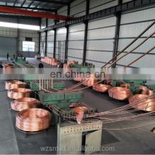 Copper wire making upcasting continuous casting machine