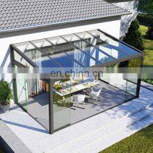 2021 China Factory Winter Garden Sunroom Sun Room Sunrooms Glass House Aluminum Profile Glass Sunroom thumbnail-5