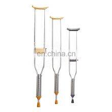 Adjustable Adult Crutch Absorber Walking Stick Armpit Underarm Aluminium Crutches for Walking thumbnail-1