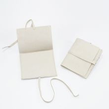 Suede Fabric Jewelry Earrings Ring Necklace Drawsrting Packaging Bags Pouch