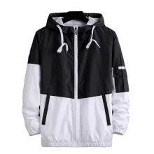 OEM Custom Logo Wind Breaker Fashion Men Outdoor Sports Plus Size Windbreaker Jacket For Men