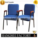 Popular Metal Stackable Church Chair with armrest