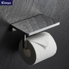 Toilet Paper Holder 304 Stainless Steel Paper Shelf Washroom Paper Box Model 8009A thumbnail-3