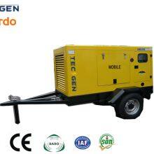 110kVA Mobile Trailer Generator Powered by Weifang Ricardo R6105ZLD Diesel Engine With Sundproof Canopy thumbnail-2