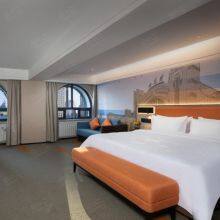 Modern Storage Beds Metal and Wooden Frame Upholstered Headboard With LED Lighting USB Port Socket thumbnail-2