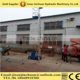 Electric Personnel Lift Platform CE Certification DC24V Aluminium Lift Man Lift , Big Wheel Aluminum Hydraulic Lift Home Lift thumbnail-1