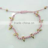 FASHION BRAIDED RIVET ADJUSTABLE BRACELET thumbnail-1