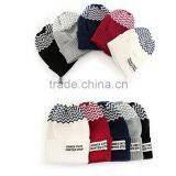 Best Selling Fashion Cute Peaked Top Wave Knitting Hats and Caps for Women thumbnail-2
