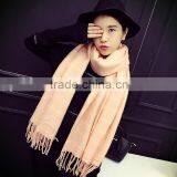 New Style Winter Autumn Tassel Cashmere Feel Woven Tartan Acrylic Scarf Quality Choice thumbnail-5