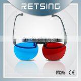 fashional plastic 3d red-blue glasses without frame