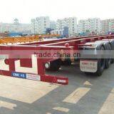 Tri Axle 50 Tons Platform Trailers for Heavy Duty for Sale With Good Price (air Suspension Optional) for AngolaCongo thumbnail-1