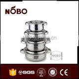 4PCS Arch Shape Stainless Steel Indian Pot Set thumbnail-6