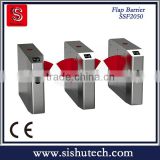 Automatic flap gate barrier with double direction