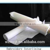 Non Woven Fabric 100 Polyester Easy to Tear Away Embroidery Interlining
