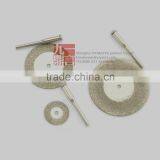 Electroplated Diamond Cutting Disc With Mandrel Diamond Cutting Blade Set thumbnail-2