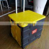 Popular Square Shape Good Quality PP Plastic Shopping Cart