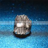 Fashion Jewellery Zinc Alloy Latest Ladies Finger Gold Ring Design thumbnail-5