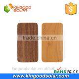 Newest Products Shell Customized Design Logo 4000mah Portable Charger Wooden Power Bank Quality Choice thumbnail-1