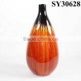 Glazed Vase for Sale Orange Big China Ceramic Vase thumbnail-1