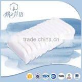 China Supplier Cotton Pleat zigzag cotton beauty makeup removal