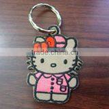 Double-sided Embroidery Patch / Doraemon Keychain Embroidery Badge / Custom Keychain Emboridered Patch thumbnail-3