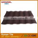 Chinese Low Cost Flat Stone Coated Steel Aluminium Metal Roof Tile, Spanish Style Kerala Double Roman Roof Tile Prices Supplier's Choice thumbnail-5