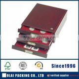 Traditional Red Wooden Lacquering Moneycollection Box thumbnail-1