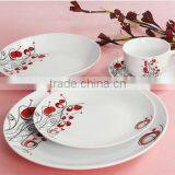 Exclusive moon shape plates porcelain dinnerwares ceramic dinner set