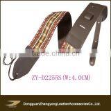 Custom Unique Design Leather Part Guitar Strap