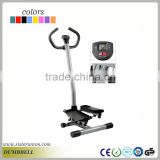 Mini Stair Stepper & Flex Portable Fitness Exercise Resistance Hydraulic Stepper with Handle Bar