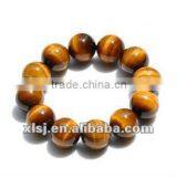 Natural Tiger Eye 20mm Bracelet thumbnail-1
