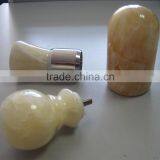 High-Grade Natural Yellow Jade Curtain Rod Head, Club Head, Screw Head thumbnail-4