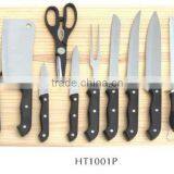 11Pcs Cutting Board Knife Set