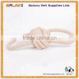 R 33402 Custom Colorful Knot Cotton Rope Pet Toys For Dogs Tug Training Interactive Chewing Puppie Toys Dog Rope thumbnail-5