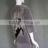 European and American Wind Lambs Wool Sheep Sheared Fur One Dress Coat Female Long Fur Coat in Winter Supplier's Choice thumbnail-3