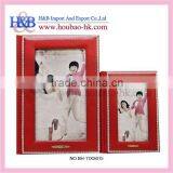 H&B 12x18 Red Leather Hard Pages Photo Album