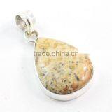 Picture Jasper Pendant 925 Silver Jewelry Fashion Pendant Wholesale Natural Gemstone Pendant thumbnail-1