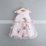 Popular Fancy Bowknot Sleeveless Stick Flower Girl Dress thumbnail-2