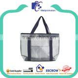 Wellpromotion Fashion Recycled Mesh Beach Bag Black thumbnail-1